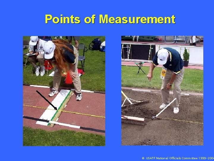 Points of Measurement © USATF National Officials Committee 1999 -2004 