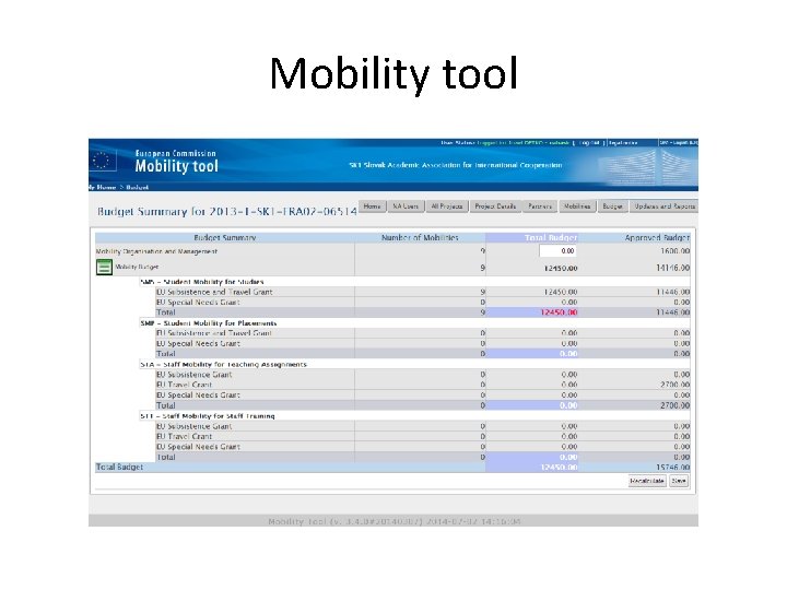 Mobility tool Mobility tool