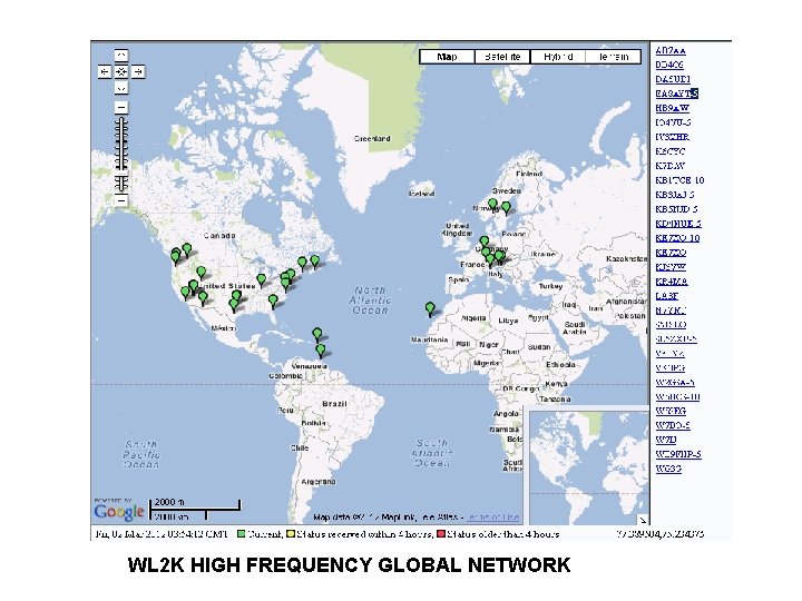 WL 2 K HIGH FREQUENCY GLOBAL NETWORK 