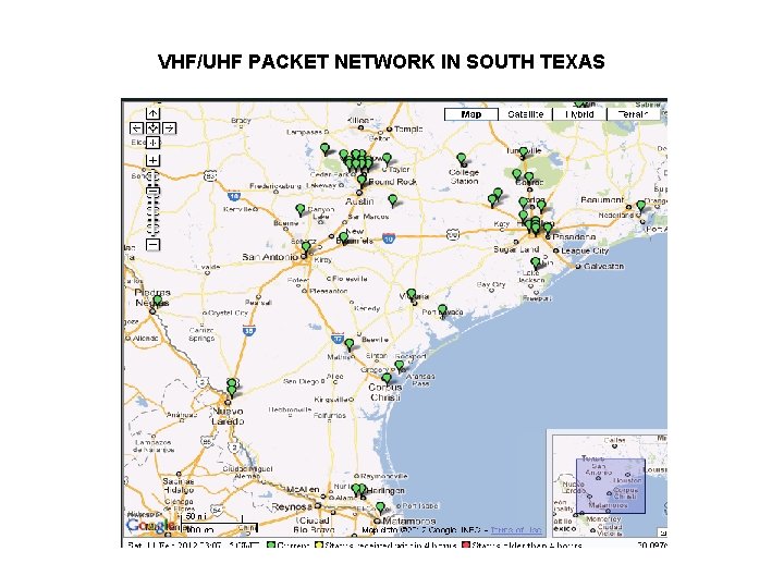 VHF/UHF PACKET NETWORK IN SOUTH TEXAS 