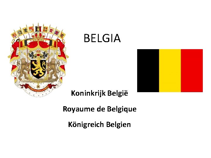 BELGIA Koninkrijk België Royaume de Belgique Königreich Belgien 