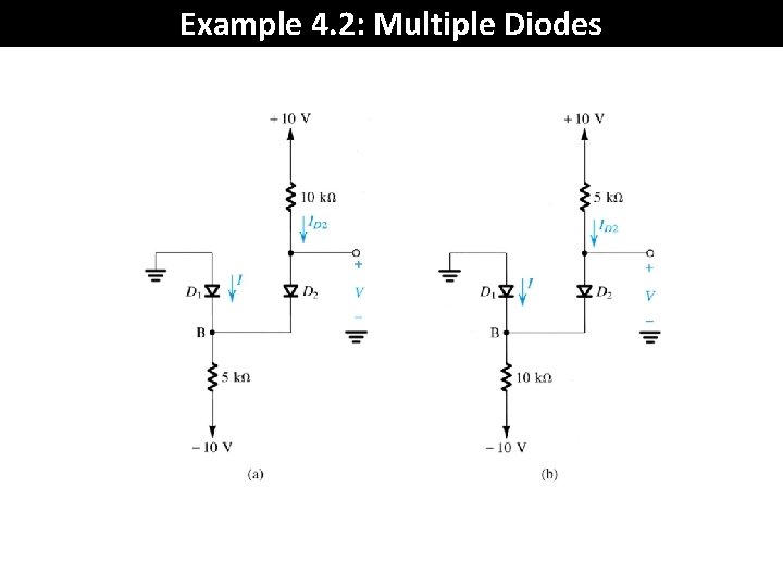 Example 4. 2: Multiple Diodes 