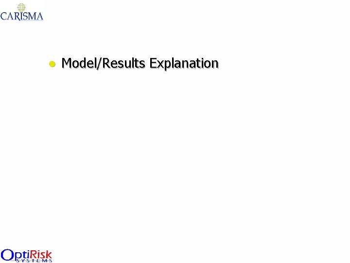 l Model/Results Explanation 