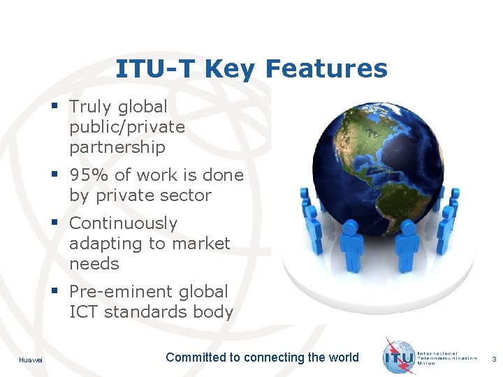 ITUT Empowering global ICT development Malcolm Johnson Director