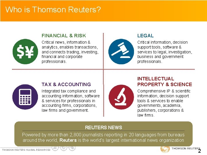 Click is Who to Thomson edit Master Reuters? text styles • Click to edit Click is Who to Thomson edit Master Reuters? text styles • Click to edit