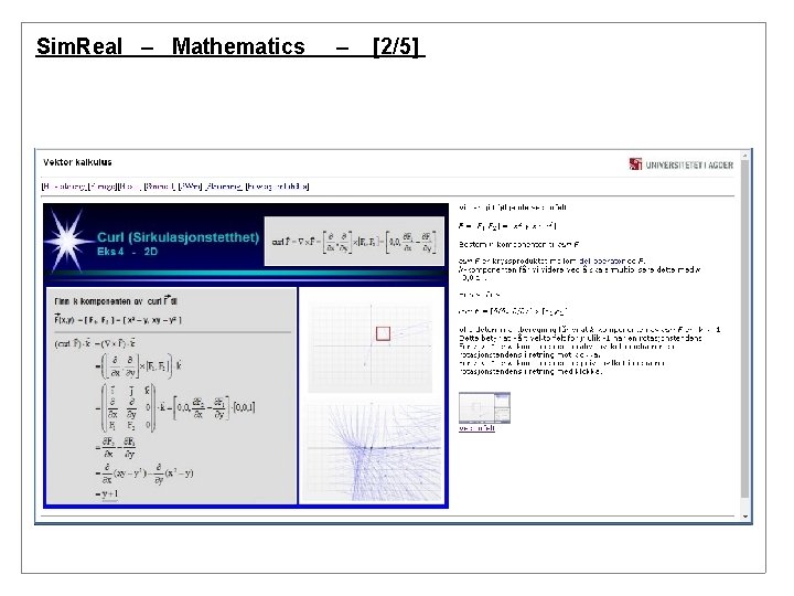 Sim. Real – Mathematics – [2/5] 