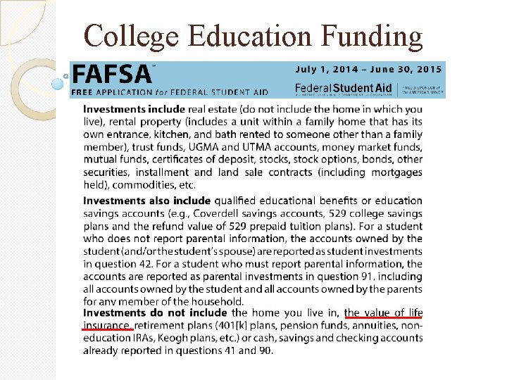 College Education Funding 