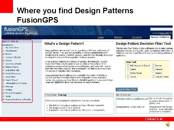 Where you find Design Patterns Fusion. GPS 