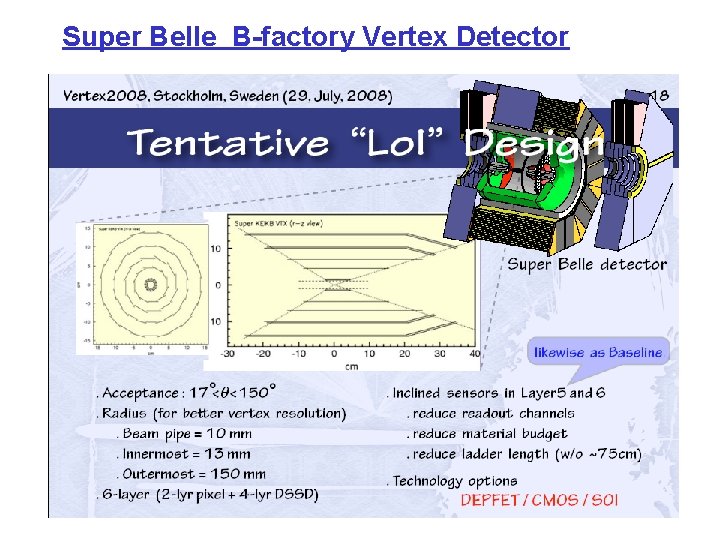 Super Belle B-factory Vertex Detector 