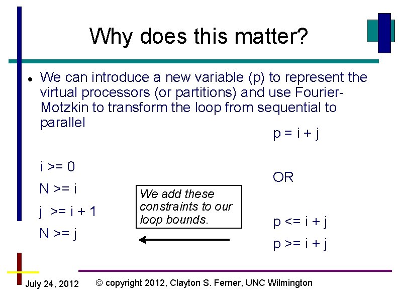 Why does this matter? We can introduce a new variable (p) to represent the