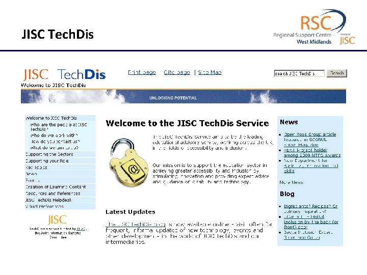 JISC Tech. Dis 