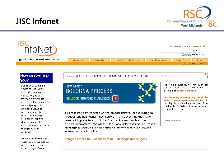 JISC Infonet 