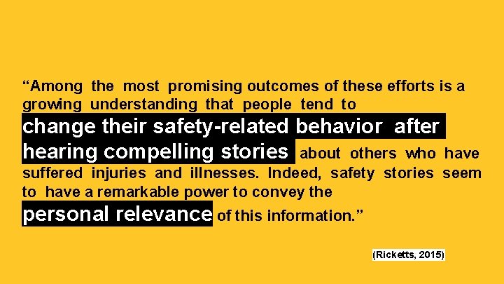 “Among the most promising outcomes of these efforts is a growing understanding that people