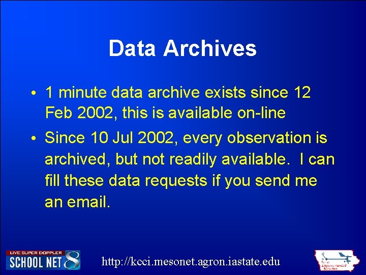 Data Archives • 1 minute data archive exists since 12 Feb 2002, this is Data Archives • 1 minute data archive exists since 12 Feb 2002, this is