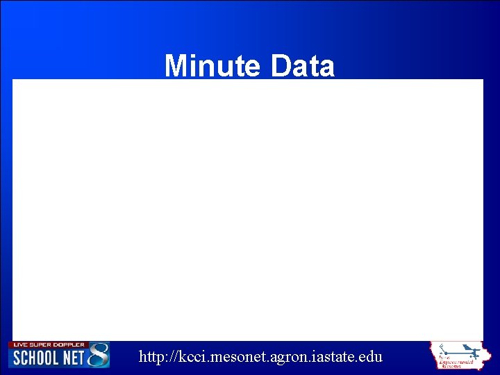 Minute Data http: //kcci. mesonet. agron. iastate. edu Minute Data http: //kcci. mesonet. agron. iastate. edu