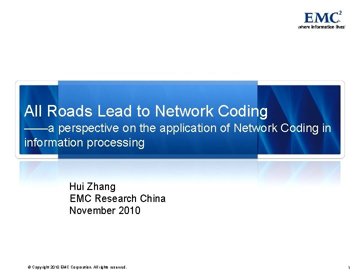 All Roads Lead to Network Coding ——a perspective on the application of Network Coding