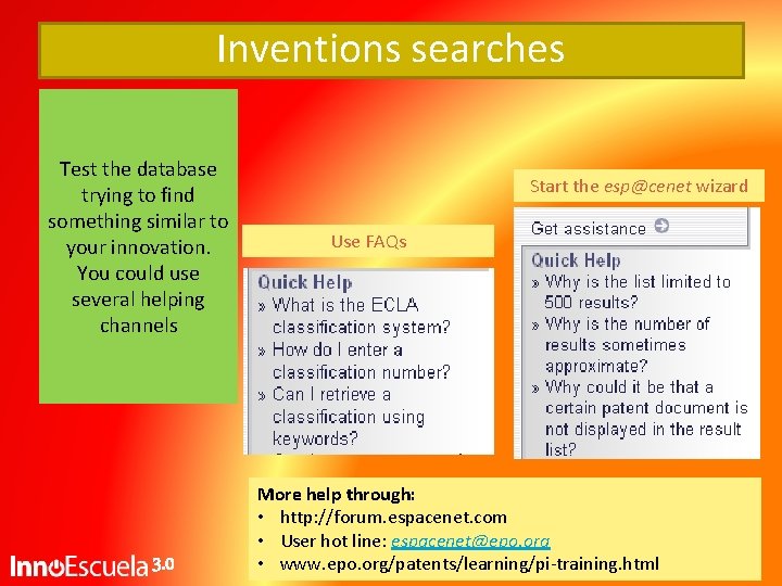 Inventions searches Test the database trying to find something similar to your innovation. You Inventions searches Test the database trying to find something similar to your innovation. You