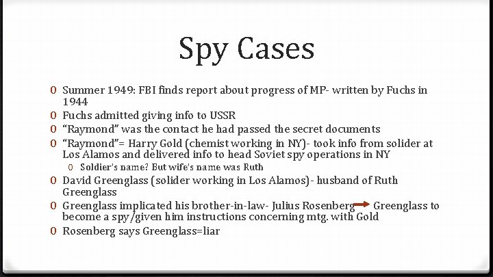 Spy Cases 0 Summer 1949: FBI finds report about progress of MP- written by