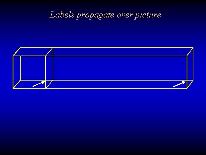 Labels propagate over picture 