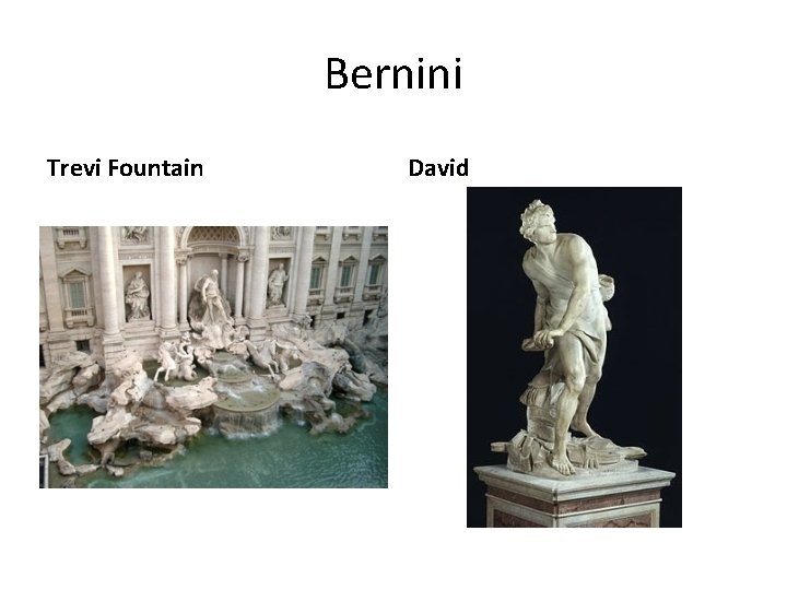 Bernini Trevi Fountain David 