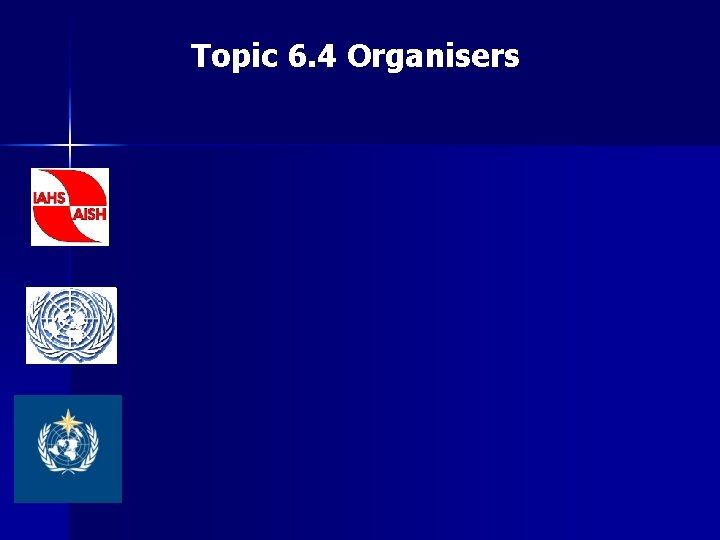 Topic 6. 4 Organisers 
