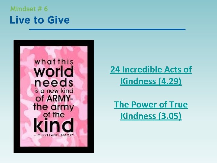 24 Incredible Acts of Kindness (4. 29) The Power of True Kindness (3. 05)