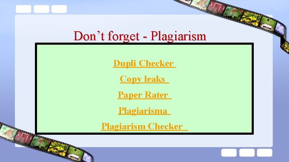 Don’t forget - Plagiarism Dupli Checker Copy leaks Paper Rater Plagiarisma Plagiarism Checker Don’t forget - Plagiarism Dupli Checker Copy leaks Paper Rater Plagiarisma Plagiarism Checker