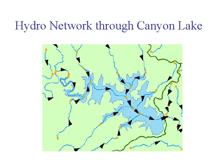 Hydro Network through Canyon Lake 