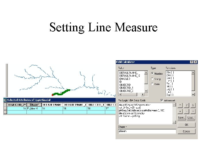 Setting Line Measure 