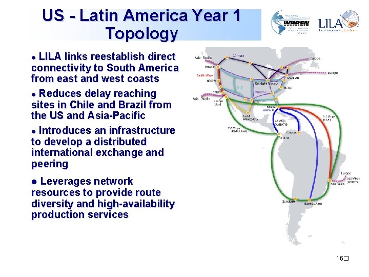 US - Latin America Year 1 Topology LILA links reestablish direct connectivity to South US - Latin America Year 1 Topology LILA links reestablish direct connectivity to South