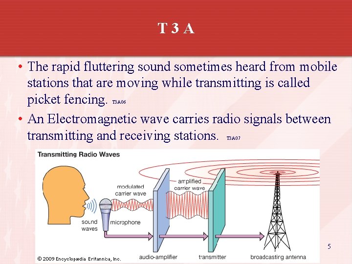 T 3 A • The rapid fluttering sound sometimes heard from mobile stations that