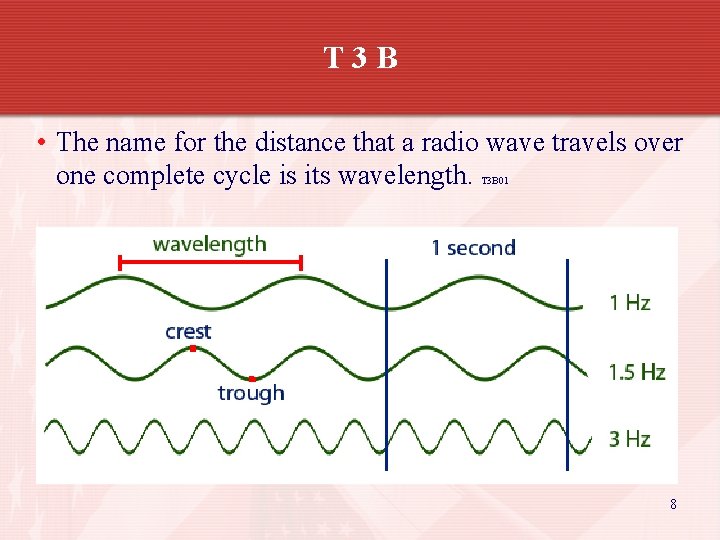 T 3 B • The name for the distance that a radio wave travels