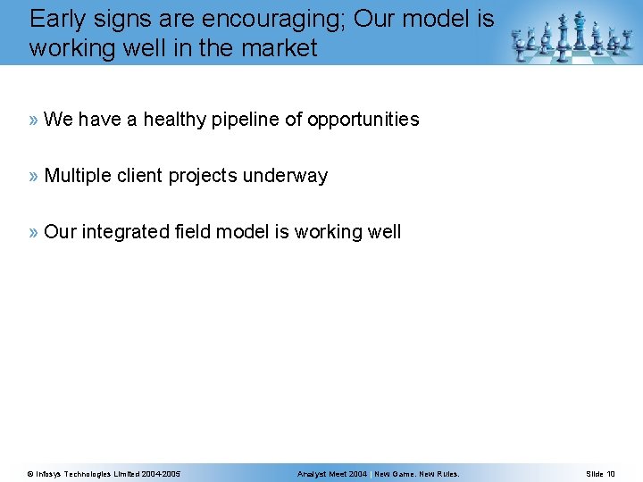 Early signs are encouraging; Our model is working well in the market » We Early signs are encouraging; Our model is working well in the market » We