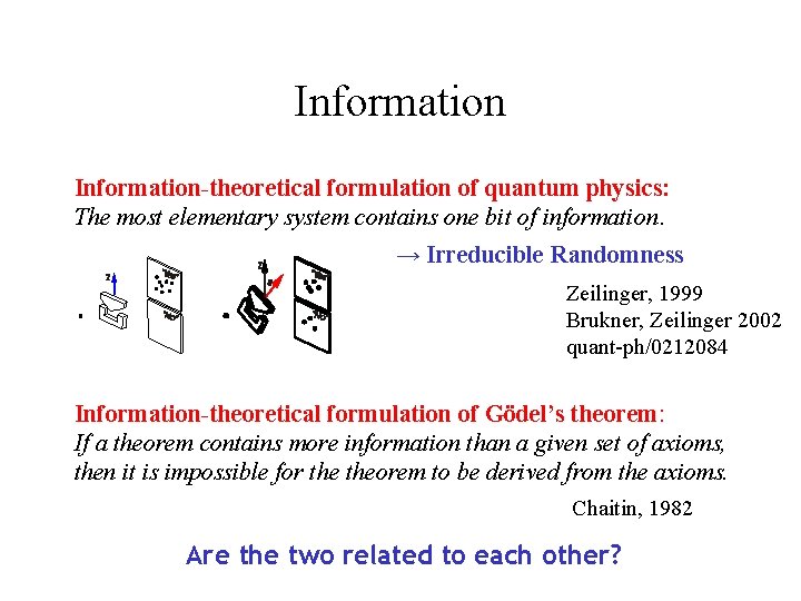 Information-theoretical formulation of quantum physics: The most elementary system contains one bit of information.