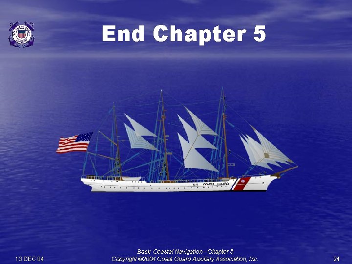 End Chapter 5 13 DEC 04 Basic Coastal Navigation - Chapter 5 Copyright ©