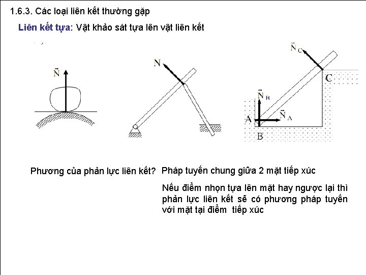 1. 6. 3. Các loại liên kết thường gặp Liên kết tựa: Vật khảo