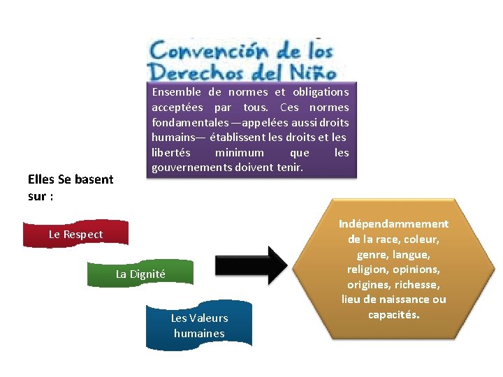 Elles Se basent sur : Ensemble de normes et obligations acceptées par tous. Ces