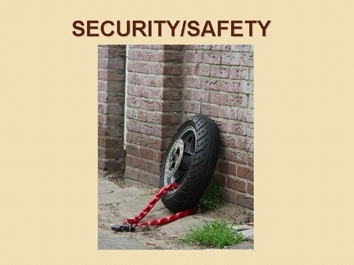 SECURITY/SAFETY 