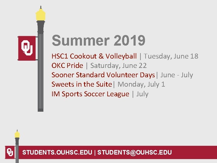 Summer 2019 HSC 1 Cookout & Volleyball | Tuesday, June 18 OKC Pride |