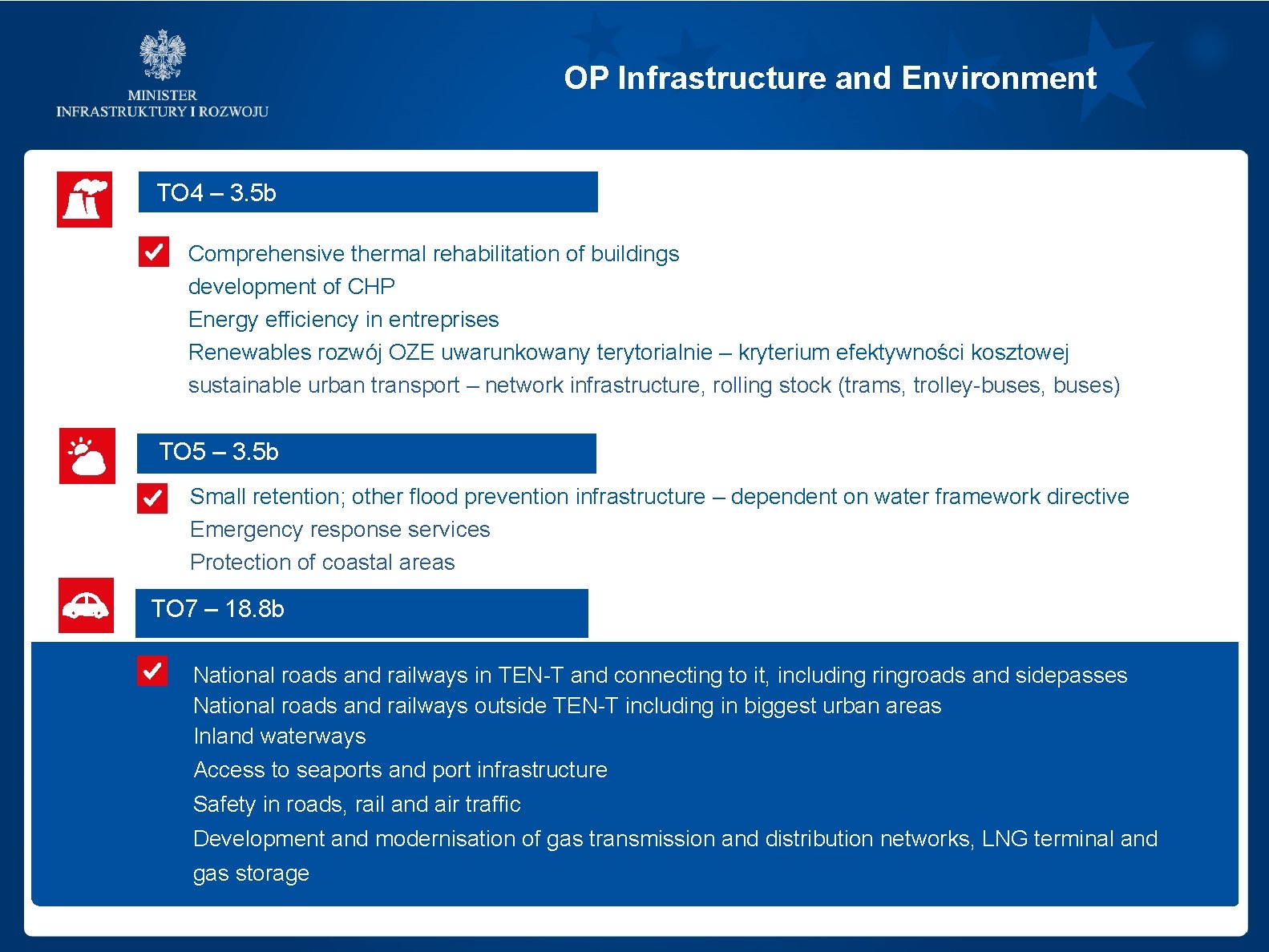 OP Infrastructure and Environment TO 4 – 3. 5 b Comprehensive thermal rehabilitation of