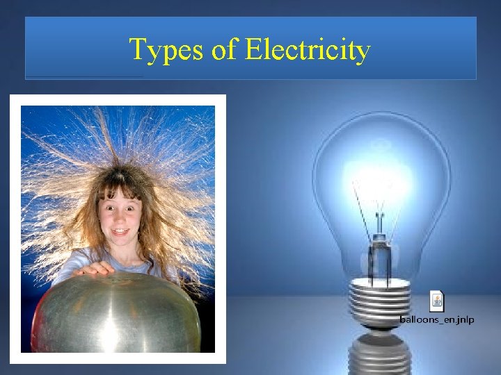 Types of Electricity 