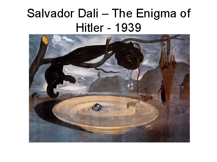 Salvador Dali – The Enigma of Hitler - 1939 