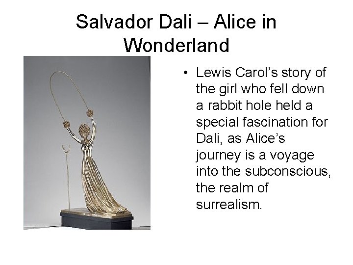 Salvador Dali – Alice in Wonderland • Lewis Carol’s story of the girl who