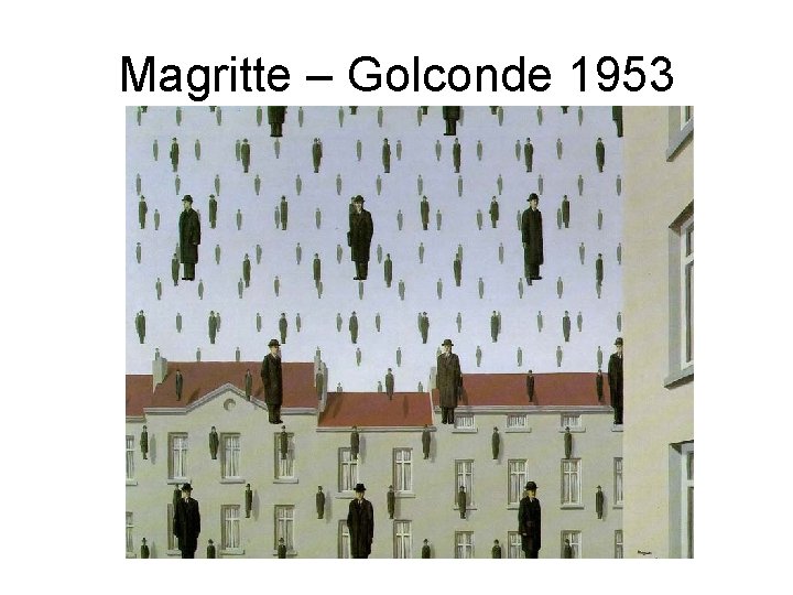 Magritte – Golconde 1953 