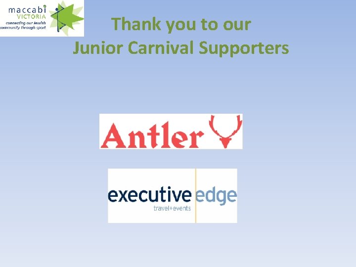 Thank you to our Junior Carnival Supporters 