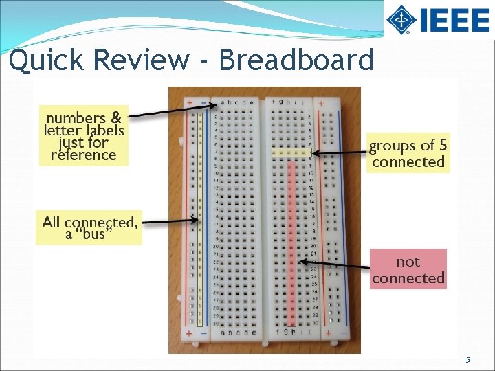 Quick Review - Breadboard 5 