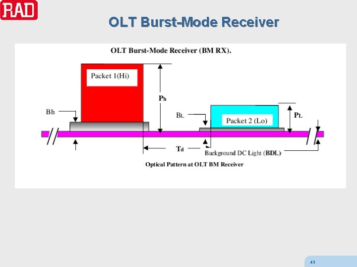 OLT Burst-Mode Receiver 43 
