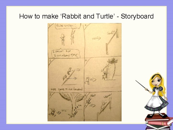 How to make ‘Rabbit and Turtle’ - Storyboard 