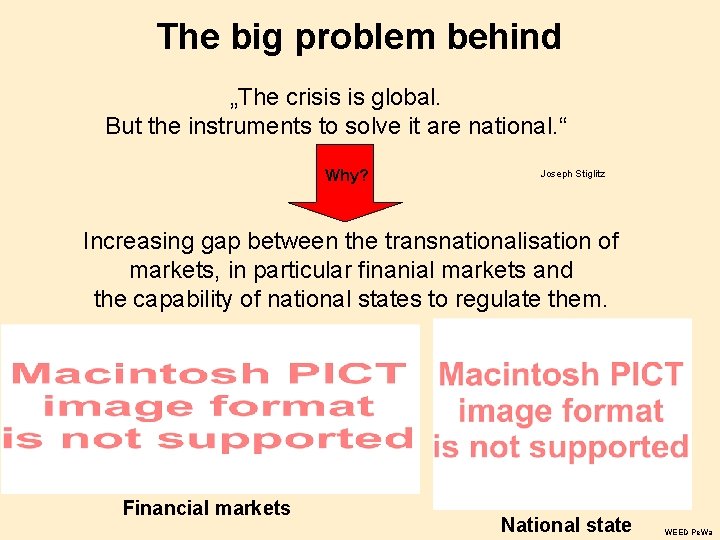 The big problem behind „The crisis is global. But the instruments to solve it The big problem behind „The crisis is global. But the instruments to solve it