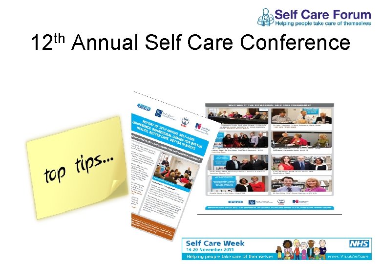 12 th Annual Self Care Conference 